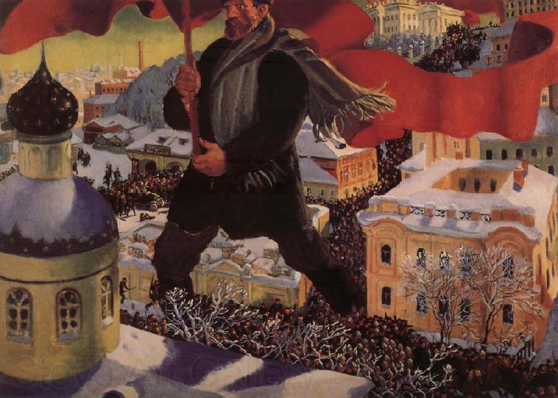 Boris Kustodiev A Bolshevik